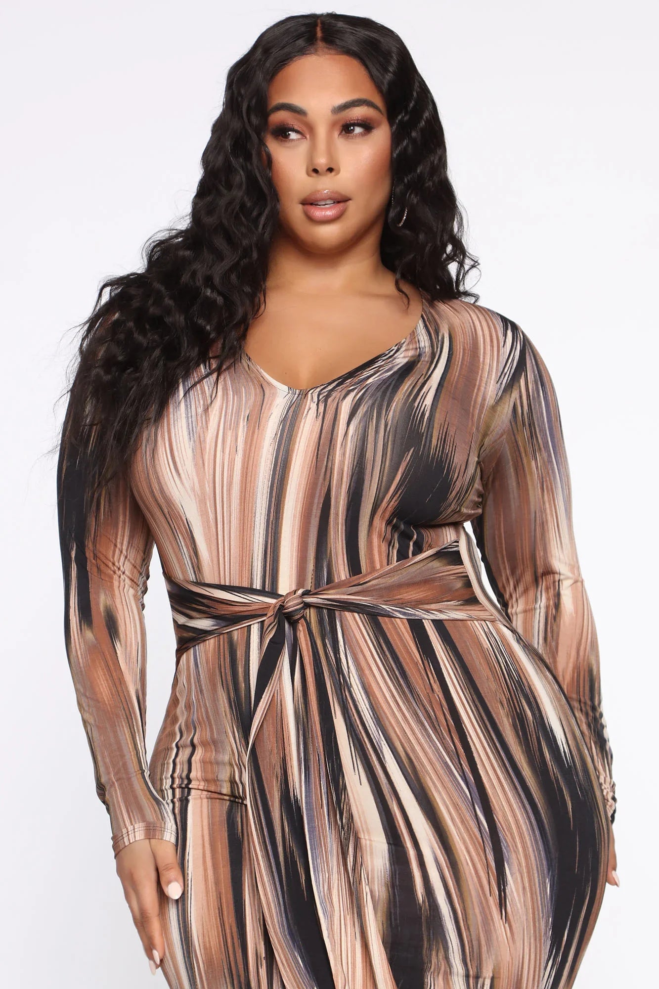 Waist Illusion Dress