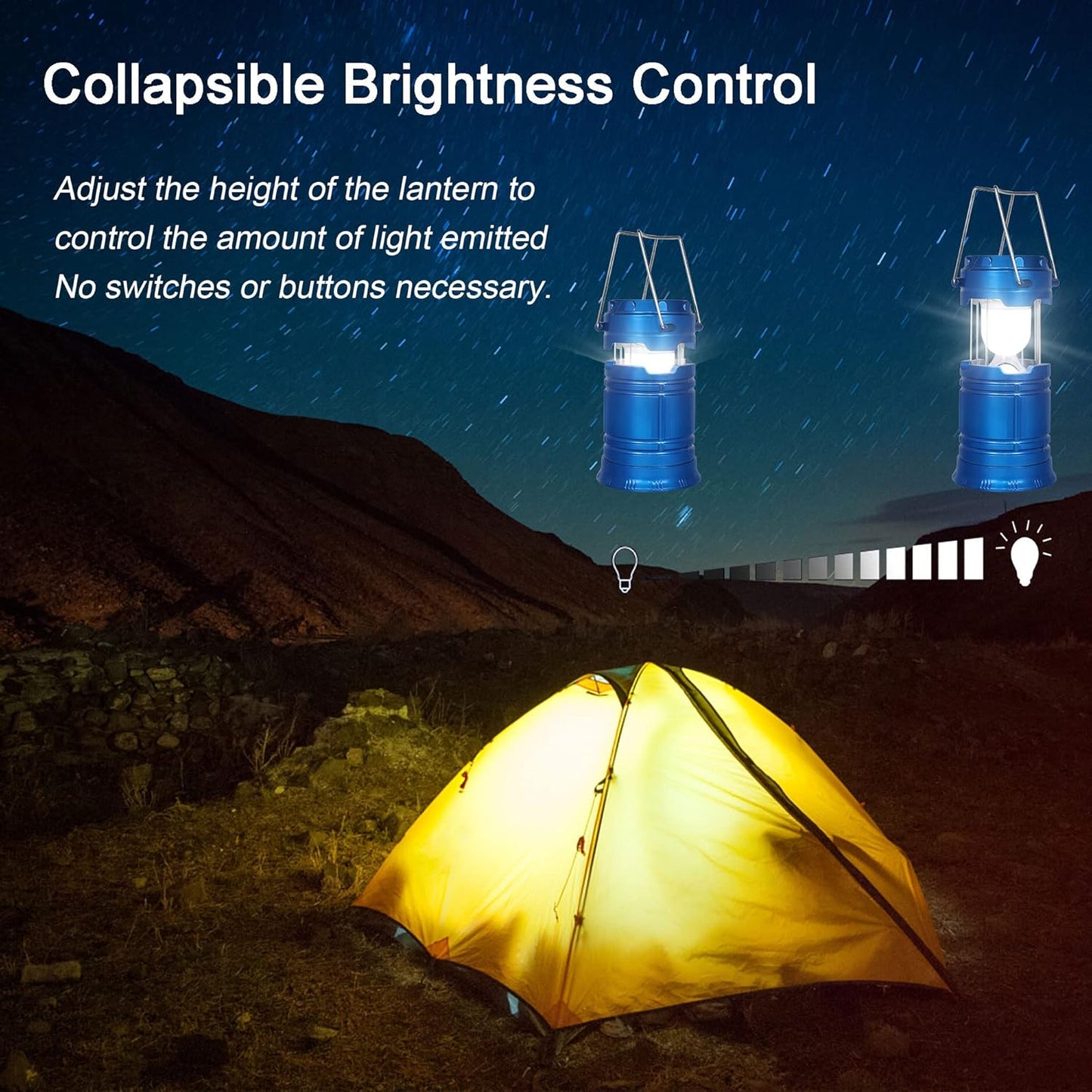 Camp Lantern Portable Solar USB Rechargeable