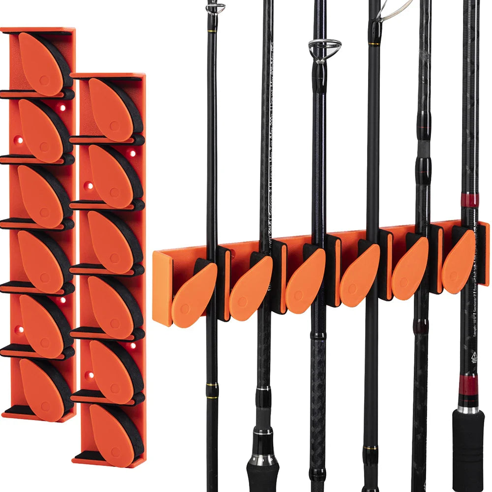 Fishing Rod Rack Fishing Pole Holder for Garage